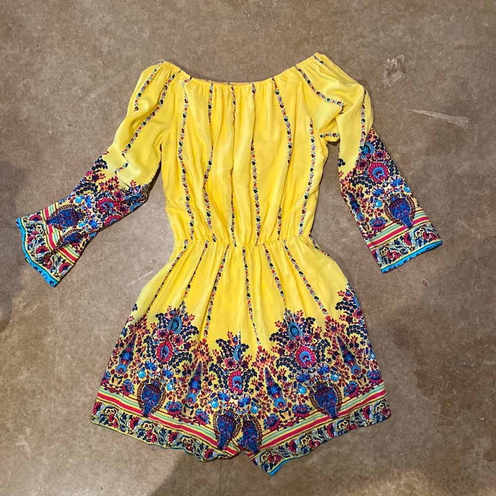 Off the shoulder summer romper!